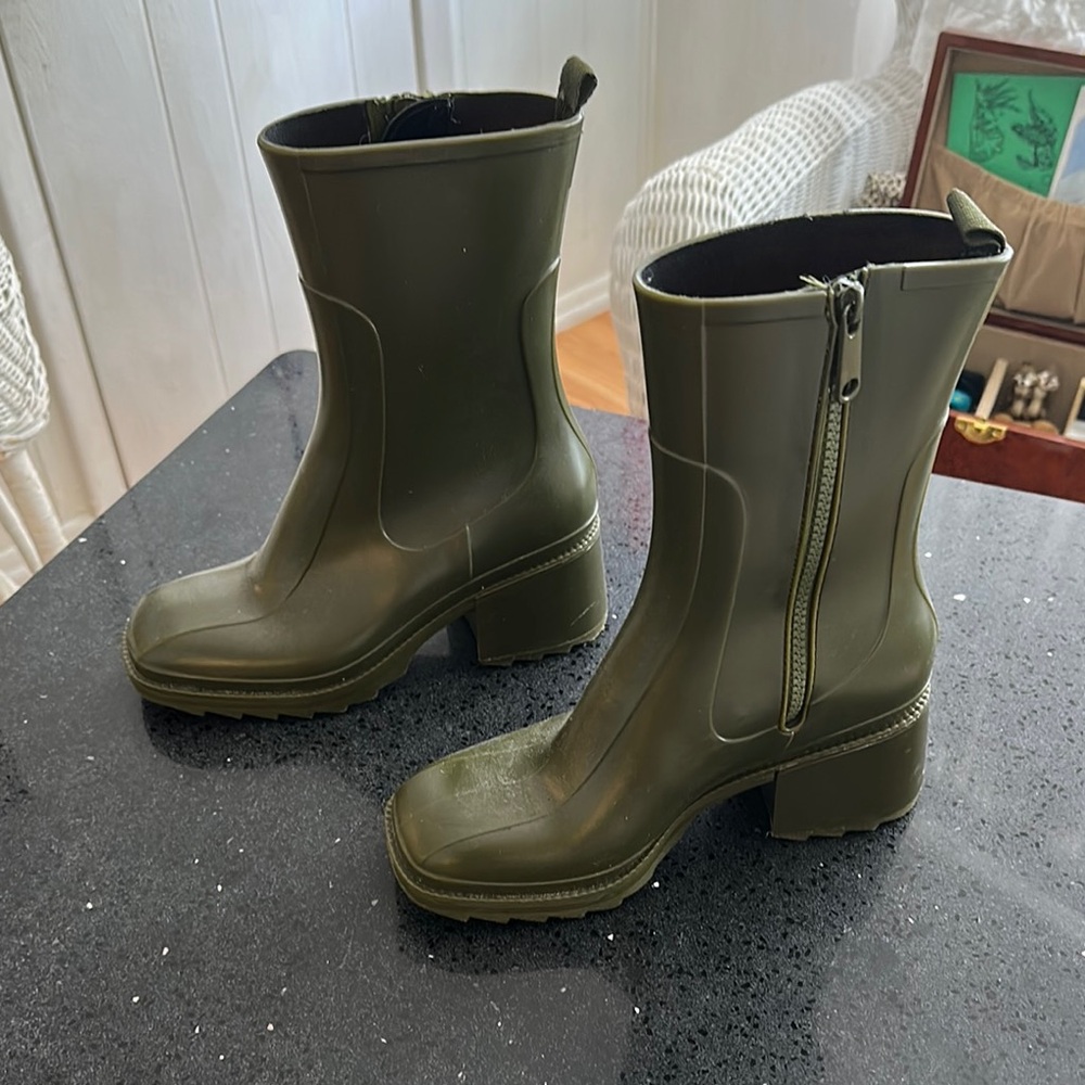Olive Green Women's Boots